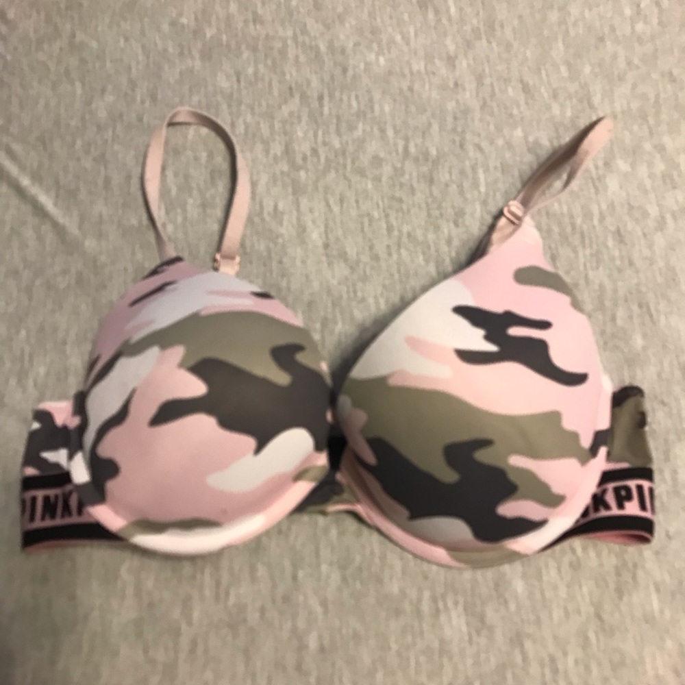 Pink bra